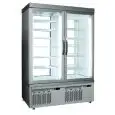 REFRIGERATED PATISSERIE AND ICE CREAM DISPLAY - MOD. TEK/43 - ANODIZED ALUMIIUM EXTERIOR - LOW-E GLASS - TEMPERATURE °C +5/-25; -5/+10 - TWO SEPARATE COMPARTMENTS - SINGLE PHASE SUPPLY - VENTILATED COOLING - SELECTION OF DISPLAY GLASS ON 1, 2, 3 or 4 SIDE