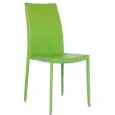 Sedia - colour Verde - ​Structure in metal, seduta e schienale imbottiti, rivestimento in ecopelle - Model 824-RF97-V-01