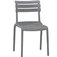 Sedia - colour Grey - Structure in polypropylene, resistente ai raggi UV - Model 832-G