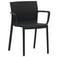 Poltroncina - colour black - Structure in polypropylene, resistente ai raggi UV - Model 860-black