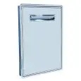 SINGLE STAINLESS STEEL DOOR - Linea 8 - Mod. 8SS60 - Interchangeable magnetic gasket - Bench hole cm L 44,2 x H 60,2