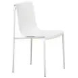Sedia - colour white - Structure in metal painted, scocca in polypropylene, anti UV - Model 910-gu91-W