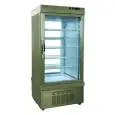 REFRIGERATED PATISSERIE AND ICE CREAM DISPLAY - MOD. TEK/26 - ANODIZED ALUMIIUM EXTERIOR - LOW-E GLASS - TEMPERATURE °C +5/-25 - SINGLE PHASE SUPPLY - VENTILATED COOLING - SELECTION OF DISPLAY GLASS ON 1, 2, 3 or 4 SIDES - DIMENSIONS CM L 90 x D 64 X h 19