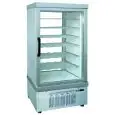 REFRIGERATED PATISSERIE AND ICE CREAM DISPLAY - MOD. TEK/24 - ANODIZED ALUMIIUM EXTERIOR - LOW-E GLASS - TEMPERATURE °C -15/-25 - SINGLE PHASE SUPPLY - STATIC COOLING - SELECTION OF DISPLAY GLASS ON 1, 2, 3 or 4 SIDES - DIMENSIONS CM L 90 x D 64 X h 191