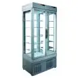 REFRIGERATED PATISSERIE AND ICE CREAM DISPLAY - MOD. TEK/27 - ANODIZED ALUMIIUM EXTERIOR - LOW-E GLASS - TEMPERATURE °C -15/-25; -15/-25 - TWO SEPARATE COMPARTMENTS - SINGLE PHASE SUPPLY - POWER W 750 - CAPACITY: 520 Lt - STATIC COOLING - SELECTION OF DIS