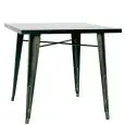 Table - colour antique - Structure in metal painted effect antique - Model 956-36D-01