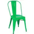 Sedia - colour Verde - Structure in metal painted - Model 976-et53-Verdino
