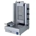 GAS GYROS KEBAB GRILL - STAINLESS STEEL - (LPG KIT PROVIDED) - MOD. MK203 - N.3 COOKING ZONES - N.3 CERAMIC BURNER GROUPS - MAX MEAT CAPACITY: 30 Kg - MAX MEAT DIAMETER 37 cm - MAX MEAT HEIGHT 56 cm - POWER 11,5 Kw - SUPPLY 230/1 - SINGLE PHASE - EC STAND