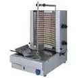 ELECTRIC GYROS KEBAB GRILL - STAINLESS STEEL - MOD. MK2 - N.2 COOKING ZONES - MAX MEAT CAPACITY: 30 Kg - MAX MEAT DIAMETER 37 cm - MAX MEAT HEIGHT 56 cm - POWER 6,4 Kw - SUPPLY 400/3+N - THREE PHASE - EC STANDARDS