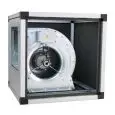 Encased extractor fan dual suction directly coupled - 1 speed - single panel glavanized sheet metal case