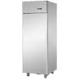 UPRIGHT FRIDGE - STAINLESS STEEL AISI 304 - VENTILATED COOLING - Mod. BG07ETN - GASTRONORM 2/1 - CAPACITY LT 700 - N. 1 DOOR - TEMPERATURE 0°/+10°C - Dimensions cm L 71 x D 80 x H 203/210 - CE APPROVED