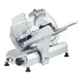 GRAVITY SLICER WITH BELT TRANSMISSION - Mod AF300GRL - SINGLE PHASE or THREE PHASE supply - Blade Ø 300 - Cutting capacity mm 250x205 - EC standards