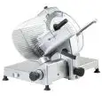 GRAVITY SLICER WITH BELT TRANSMISSION - Mod AF370GR - SINGLE PHASE or THREE PHASE supply - Blade Ø 370 - Cutting capacity mm 300x270 - EC standards