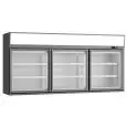 Refrigerated wall unit display for frozen products with capacity Lt 559 and temperature -22 to -18 °C Klimaitalia KENAI TOP 210