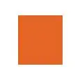 DECORATION COLOUR CENTRE FRONT PANEL ORANGE D102