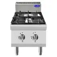 GAS BOILING TOP - Mod. CV7I2DE1 - NO. 2 BURNERS - PILOT LIGHT - Power kW 10,5 - Dimensions cm L 40 x D 70 X H 54,7 - CE approved
