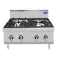 GAS BOILING TOP - Mod. CV7I4DE1 - NO. 4 BURNERS - PILOT LIGHT - Power kW 21 - Dimensions cm L 80 x D 70 X H 54,7 - CE approved