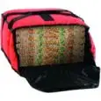 THERMAL BAG - MOD. AV4975 - CAPACITY 5 PIZZAS ø 33 cm FOR PIZZA DELIVERIES - DIMENSIONS cm. L 37 x D 37 x 20 h