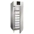 UPRIGHT FRIDGE - STAINLESS STEEL - VENTILATED - Mod AXF600FISH - BOXES (cm L 60 x D 40,5) - N 1 DOOR - CAPACITY 537 L - TEMPERATURE 0° / +10° C - Dim cm L 68 x D 81 x H 200