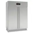 UPRIGHT FREEZER - AISI 304 STAINLESS STEEL - VENTILATED - Mod CZV1520BT - GASTRONORM 2/1 (65 x 53 cm) - 2 DOORS - CAPACITY 1400 Lt - TEMPERATURE -18° / -22°C - DIMENSIONS cm L 140 x D 83 x H 205 - CE STANDARD