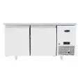 REFRIGERATED TABLE - STAINLESS STEEL - VENTILATED COOLING - Mod.B-EPF3495-S-GR - PASTRY-SPECIFIC - TRAYS 60 x 40 cm - 2 DOORS - CAPACITY 280 L - TEMPERATURE -2°/+8°C - Dim. L 151 x D 80 x h 84 cm - CE APPROVED