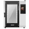 GAS CONVECTION AND STEAM COMBINATION OVEN WITH TOUCH SCREEN CONTROLS - Cod. BISTROT 1065G - SUITABLE FOR BAKERY AND PÂTISSERIE - Capacity: n. 10 cm 40x60 or 46x66 baking trays - Power Kw 16,5 - SINGLE PHASE 230 V 50/60 Hz - Max temperature: 270°C - Turbo-