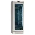 WINE DISPLAY COOLER - Mod ENY 420 N WHITE - STATIC - TEMPERATURE °C +4/+18 - N. 1 GLASS DOOR - BLEACHED ASH WOOD STRUCTURE - GROSS CAPACITY Lt. 382 - NET CAPACITY Lt. 342 - POWER W 230 - POWER SUPPLY 220/50Hz SINGLE PHASE - DIMENSIONS cm L 65,5 x D 63,5 x