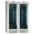 WINE DISPLAY COOLER - Mod ENY 820 N WHITE - Static - Temperature °C +4/+18 - 2 glass doors - Structure in bleached ash wood - Gross capacity of 764 liters - Net capacity of 604 liters - Power of 244 W - Single-phase power supply 220/50Hz - Dimensions cm L