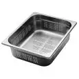STAINLESS STEEL PERFORATED GASTRONORM 2/1 CONTAINERS - mm 650x530