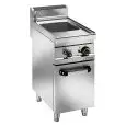 GAS PASTA COOKER - Mod CPM30M - 1 TANK 25 L - COMPARTMENT WITH SWING DOOR - Power kW 10 - Dimensions cm L 40 X D 70 X H 104