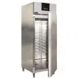 UPRIGHT FREEZER - AISI 304 STAINLESS STEEL - ICE CREAM-SPECIFIC - VENTILATED COOLING - Mod CREAM995BT - CAPACITY Lt 852 - N 1 DOOR - TEMPERATURE -18º/-22ºC - Dim cm L 74 x D 104,65 x h 210