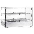 Heated countertop display case - Mod CRH 55 2 - Stainless steel base – Temperature range +30°/+90°C - Dimensions cm L 55,5 x D 36,1 x H 37,9