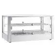 Heated countertop display case - Mod CRH 70 2 - Stainless steel base – Temperature range +30°/+90°C - Dimensions cm L 70 x D 40 x H 37,2
