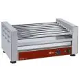 HOT DOG ROLLER - Mod CSX/7R-N - 7 chrome rollers - Temperature 0/+300 °C - Power 900 W - Single-phase power supply - Dimensions L 54,5 x D 32 x H 24 cm