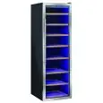 Refrigerated wine display - Mod CW 508 - Ventilated - Temperature °C +5 / +20 - Capacity Lt 520 - Dimensions cm L 59,5 x D 77 x H 185,1