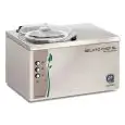 COUNTERTOP BATCH FREEZER FOR ICE CREAM - Mod. GEMASTER 5L AUTOMATIC GR - Air-cooled condenser - Storage function - Capacity of 1,5 liters - Maximum hourly production of 4,5 liters / 3 kg - Power supply 220-240 V / 50-60 Hz single phase - Power of 250 W -