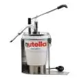 Hot donut filler (with injector) - Mod. DISPENSER NUTELLA RISCALDATO - Suitable for 3Kg Ferrero Nutella buckets  - Filling portions adjustable from 12 to 20 grammes - Temperature: up to 35° C -  Dimensions cm L 29 x D 16,5 x 42 h