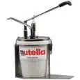 Dispenser (without injector) - Mod. DISPENSER NUTELLA S/AGO - Suitable for 3Kg Ferrero Nutella buckets - Filling portions adjustable from 12 to 20 grammes - Dimensions cm L 30 x D 17 x 37 h