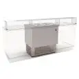 BUILT-IN POZZETTI FOR SOFT ICE CREAM AND GRANITA - MOD DOLCE VITA IN 6 - CAPACITY LT 240 - TEMPERATURE -5°/-20°C - DIMENSIONS cm L 96,5 x D 64,6 x H 100 - CE STANDARD