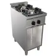GAS COOKER, FREE-STANDING, 2-BURNERS - MOD. G7NURG2DC2M - Open cupboard - With pilot light - Power kW 9 - Dimensions: cm L 40 x D 70 x H 85 - CE approved