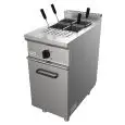 ELECTRIC PASTA COOKER, FREE-STANDING - MOD. G7MUO1V40 - N. 1 tank Lt. 28 - N. 1 Cupboard with hinged door - Power kW 7 - Dimensions: cm L 40 x D 70 x H 85 - CE approved
