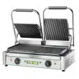 CAST IRON GRIDDLE - ELECTRIC - Mod EG/03M - Double grooved and smooth plate - Cooking surface cm L 47,5 x D 23 - Power 3600 W - Single-phase power supply 220-240V/1/50-60Hz - CE standard
