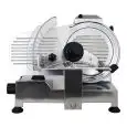 GRAVITY SLICER mod.FAP 220 C - EC standards - RoHS - Non-stick chromed steel blade with special grooves Ø 220 - Useful cut mm 170 x 155 - Fixed blade sharpener
