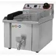 ELECTRIC FRYER - COUNTERTOP MODEL - Mod FBR 9 - Oil tank capacity Lt 9 - Power 3,5 kW - Single-phase power supply - Dimensions cm L 31,5 x D 48 x H 35 - CE standard compliant