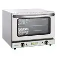 ELECTRIC CONVECTION OVEN - Mod FD21 - For gastronomy - Stainless steel structure - Capacity for 3 GN 1/2 trays (cm 32,5x26,5) - Power 2100 W - Single-phase power supply - Dimensions cm L 50,3 x D 47,5 x H 38