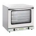 ELECTRIC CONVECTION OVEN - Mod FD66 - For gastronomy, bakery, and pastry - Stainless steel structure - Capacity for 4 trays 45x33 cm - Power 2800 W - Single-phase power supply - Dimensions cm L 58 x D 57 x H 51