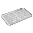 STAINLESS STEEL PERFORATED FALSE BOTTOMS FOR GASTRONORM - 4/5 cm less than GN standards