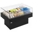 SELF-SERVICE REFRIGERATED ISLAND DISPLAY CASE - VENTILATED - TEMPERATURE +4/+6 °C - FOR DISPLAY OF PACKAGED PRODUCTS - MOD. FLATEY