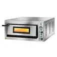 ELECTRIC PIZZA OVEN - Mod. FME 4 - MANUAL control panel - SINGLE PHASE/THREE PHASE - Single deck oven - Chamber dimensions cm L 61 x D 61 x h 14 - Power 4,2 kW - CE APPROVED