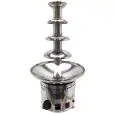 PROFESSIONAL CHOCOLATE FOUNTAIN - Mod. F4 - Stainless steel structure - Capacity Kg 5 - Power W 265 - Single phase - Dimensions cm  ø 33 x 60h